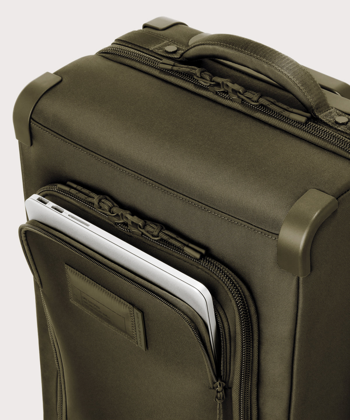Seattle Carry-On Luggage in Dark Moss. Smaller - 20.5 inch - Image 8